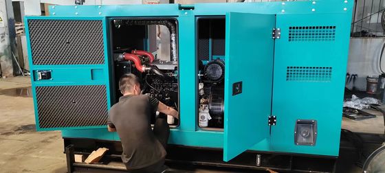 75KWポータブルサイレントスピーカー発電機セット 水冷却システムと空気フィルター