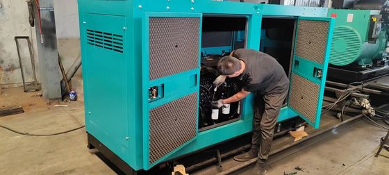 75KWポータブルサイレントスピーカー発電機セット 水冷却システムと空気フィルター