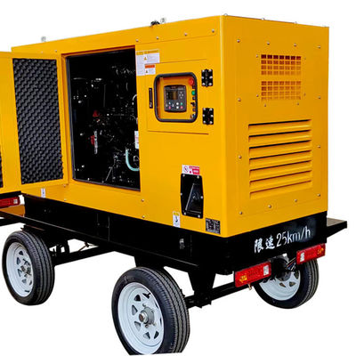 37.5KVA 移動式トレーラー 携帯型緊急用電源用 サイレントボックス ディーゼル発電機