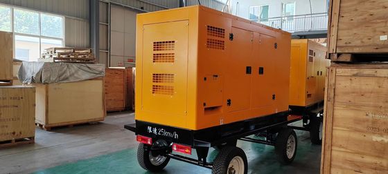 80kwのカンミンシ発電機セット ISO9001 低音圧室と空気フィルター