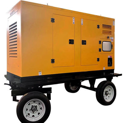 125KVA モバイル トレーラー ディーゼル 発電機 セット 深海 モジュールと自動 スタート