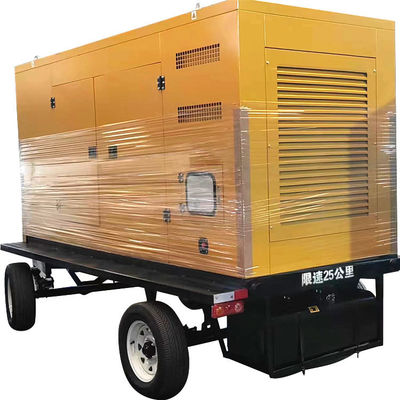 500KVA WEICHAI モバイルカー サイレント スピーカー 発電機セット 400KW バックアップ 緊急電源 自動起動システム