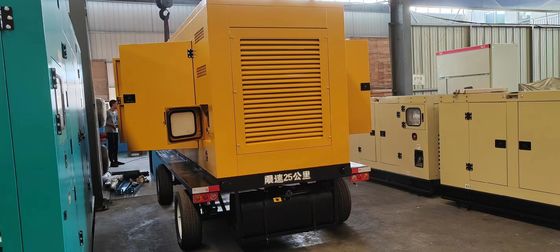 500KVA WEICHAI モバイルカー サイレント スピーカー 発電機セット 400KW バックアップ 緊急電源 自動起動システム