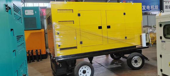 500KVA WEICHAI モバイルカー サイレント スピーカー 発電機セット 400KW バックアップ 緊急電源 自動起動システム