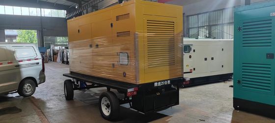 500KVA WEICHAI モバイルカー サイレント スピーカー 発電機セット 400KW バックアップ 緊急電源 自動起動システム