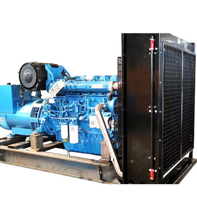 1 段階/3 段階 500KW ワイチャイディーゼル発電機セット 携帯設計 ISO9001 認証と空気フィルター