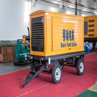 100KW ワイチャイ 携帯ディーゼル発電機 空気フィルターと防音箱セット