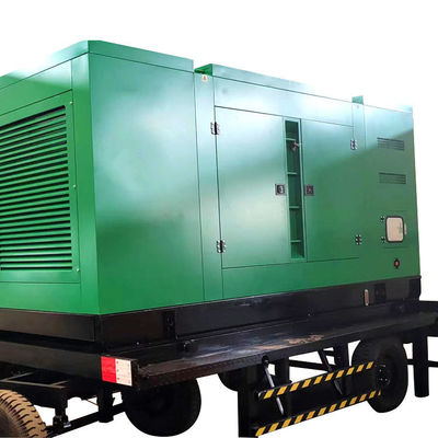 1800RPM お客様の要求 500KVA ウェイチャイモバイルトレーラー サイレントスピーカー発電機セット