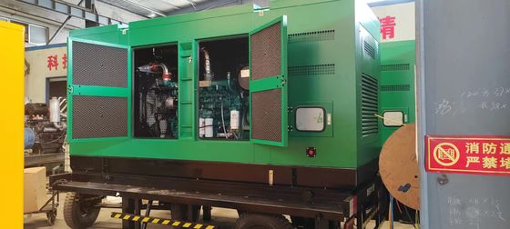 1800RPM お客様の要求 500KVA ウェイチャイモバイルトレーラー サイレントスピーカー発電機セット