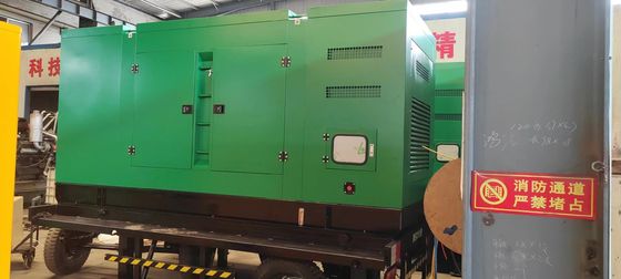 1800RPM お客様の要求 500KVA ウェイチャイモバイルトレーラー サイレントスピーカー発電機セット