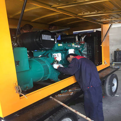 200KWのワイチャイディーゼル発電機セット トレーラー 純銅モーターと水冷却システム
