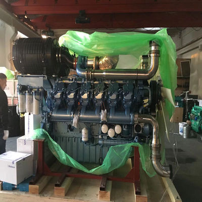 700KWのウェイチャイ・ボドゥアン・ディーゼル発電機 コミュニティのバックアップ・非常用電源セット