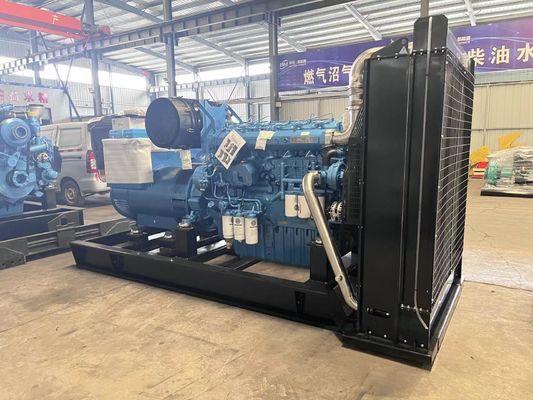 500KW ウェイチャイ ディーゼル発電機 セット オート スタート オープン ラック タイプ バックアップ 電源 ソリューション