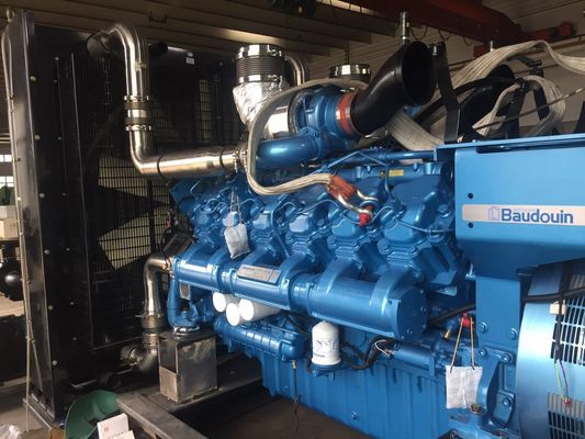 大型学校のバックアップ 緊急用電源 1000KW ウェイチャイ・ボドゥアン ディーゼル発電機セット